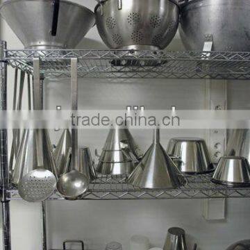 kitchen stainless steel wire shelves