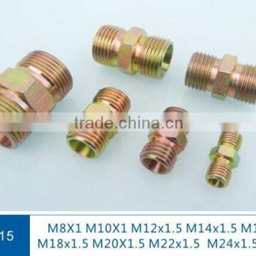 Iron straight fittings M8-M30