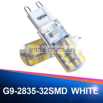 Cheapest super bright top quality silica gel 2.4w smd g9 led