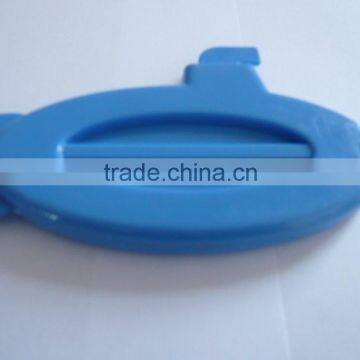 Baby Bath Plastic Water Thermometer w/ Blue Ship Design and Red Kerosene Filled Capillary Cheap Item Accurate Read Temperature photo-5