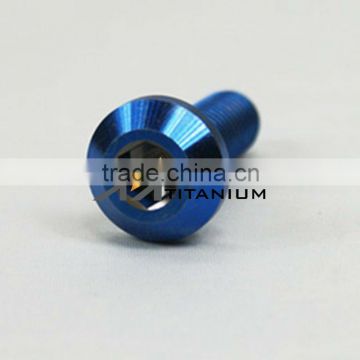 Gr5 Blue Anodized Titanium Bolt For Racing Car