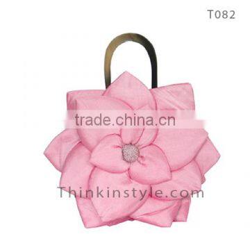 Handmade Lotus Flower Silk Bag T082