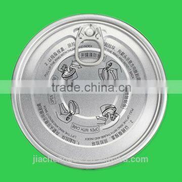 502 easy open end can top end with insruction printing
