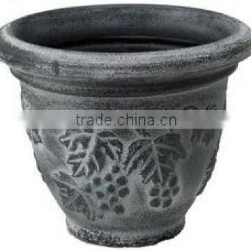 balcony big outdoor ornamental cheap plastic flower pots wholesale