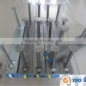 Precast Concrete Anchor channels and T bolts/cast in channel