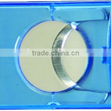 blue transparent cigar cutter