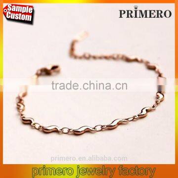 Top Quality Angell Wing 18K Rose Gold Plated Bracelet Jewelry Wholesale