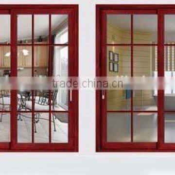 Double glazed aluminum sliding doors