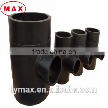 All Dimensions PE100 HDPE Pipe Fittings/PE Reducing Tee