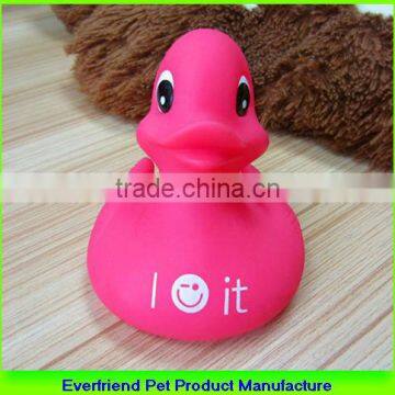 10cm Pink Floating Rubber Duck for baby