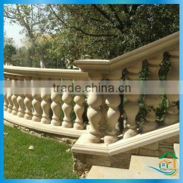 Classical stone balustrade railing