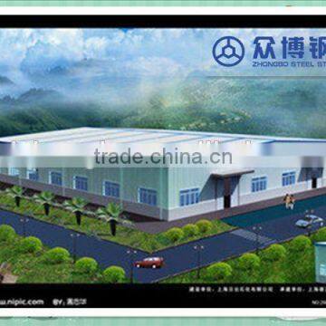 Steel structure workshop in China