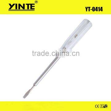 China manufacture offer free sample long life neon light voltage tester pen screwdriver type tester