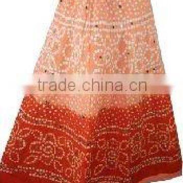 Ethnic bandhni long skirt