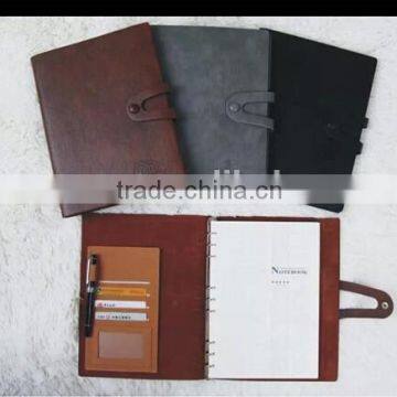 2014 PU leather notebook moleskine style