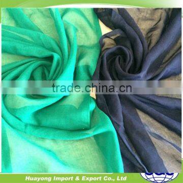 China supplier fashionable Turkish Arab polyester voile fabric for scarf fabric