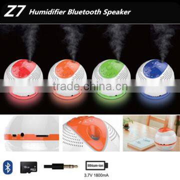 Popular stereo bluetooth speaker with light show and humidifier