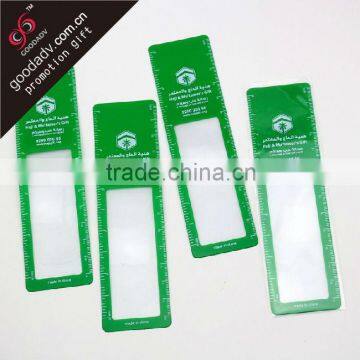 Clear scale that is made the plastic ruler millimeter ruler