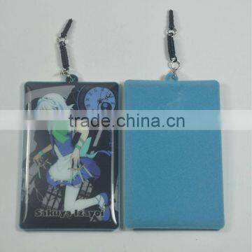 cheap price cartoon design pvc mobile phone screen cleaner