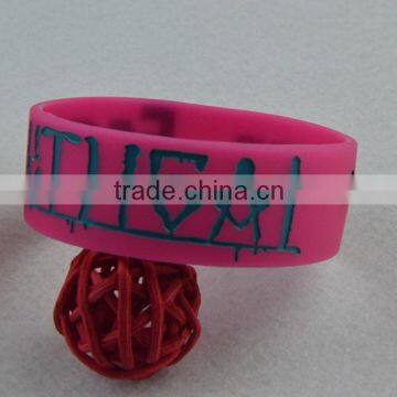 Rubber elastic sublimation printed bracelet polyester woven wristband                        
                                                Quality Choice