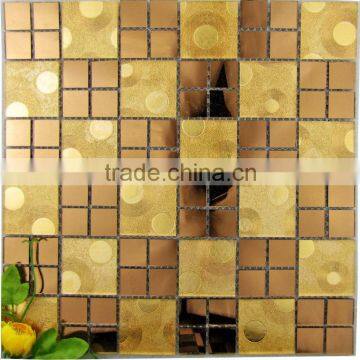 morror glass mosaic tile, glass mosaic,glass mosaic tiles mixed for covering wall well, decoration