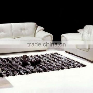 French style pure leather settee sofa furniture 9055