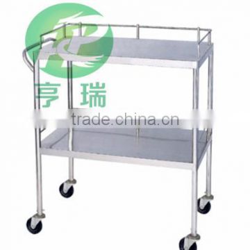 Stainless steel medical cart trolley with wheels                        
                                                Quality Choice