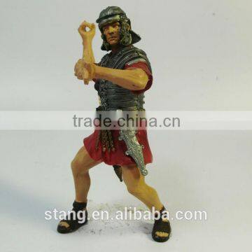 2014 Hot Sale Custom Plastic Toy Action Figure.With Metal Efects Color.