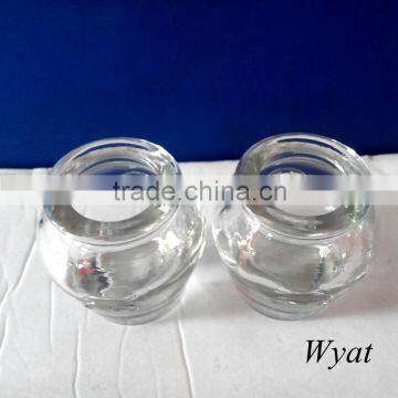Small 40ml Glass Candle Holder Small Glass Storage Jars photo-4