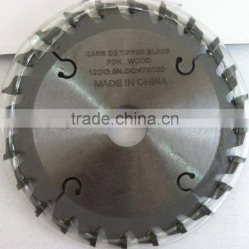 Diameter 120*Kerf 3.0/4.0*Teeth 24T*Hole 20mm TCT Carbide Tipped Scoring Sawblade