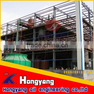 hot in Bangladesh 300tpd rice bran oil refining equipment plant