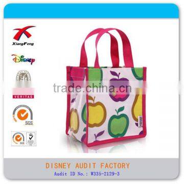 Customized full color printing cute shoppong bag