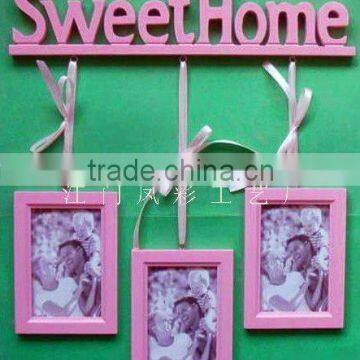 Romantic Wooden Photo Frame(Wooden craft in laser-cutting & engraving)