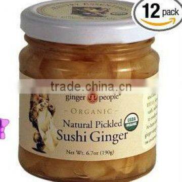 sliced pickled ginger