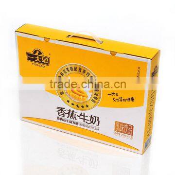 Recycled paper 4 color lithographic corrugated cardboard boxes for packaging