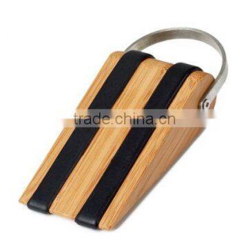 Bamboo door wedge/bamboo design door stopper/door bolts