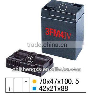 6v4ah Sealed Rechargeable Lead-acid Battery Container