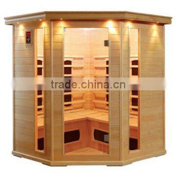 4-5 person cabon fiber and ceramic far infrared sauna room