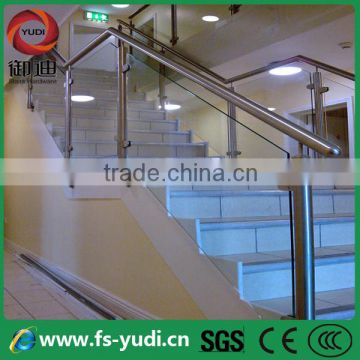 ss interior stairs glass railings design