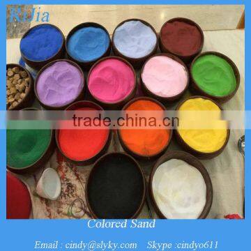 80-120 mesh fine colored sand for drawing