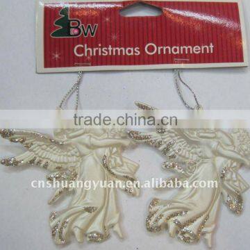 Acrylic angel shape Christmas ornament