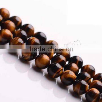 Natural yellow tiger eye beads