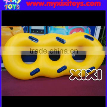 XIXI 3 People durable Nontoxic PVC inflatable water slide swim rings