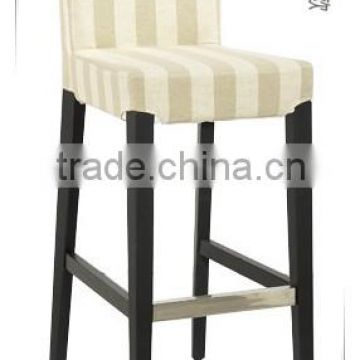 cotton fabric solid wood frame bar stool chair - hot sale (DO-6061)