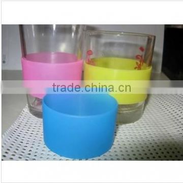 silicone drinking cup sleeve for heat resistant and protection