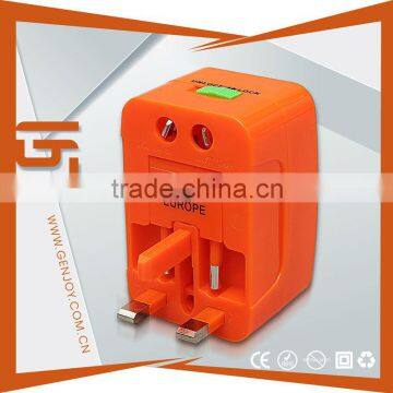 customized gift power plug adapters with electrical switch socket