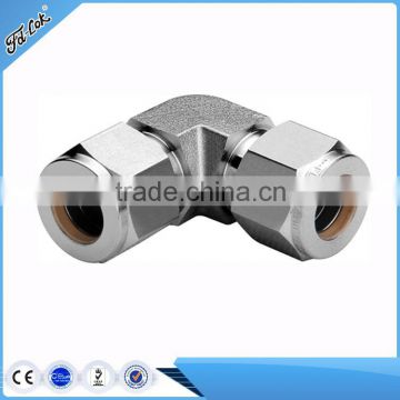 compression tube fitting, union elbow, double ferrule union elbow