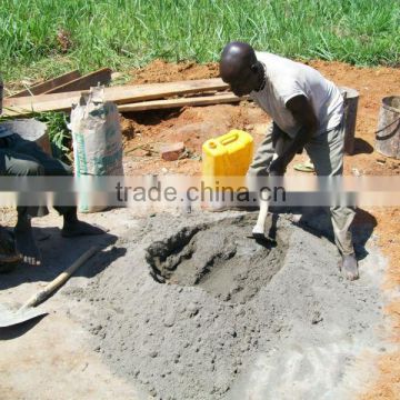 Concrete Mixture Man of Construction Building