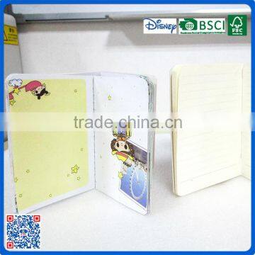 Print personalized eco-friendly recycled sewing binding A6 PVC cover notebooks