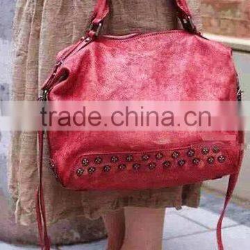 2015 vogue classic genuine leather hand bags for women